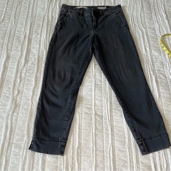 2/$30 Pilcro and the Letterpress STET Grey Khaki Chino Pants SZ 27 - Picture 2 of 12